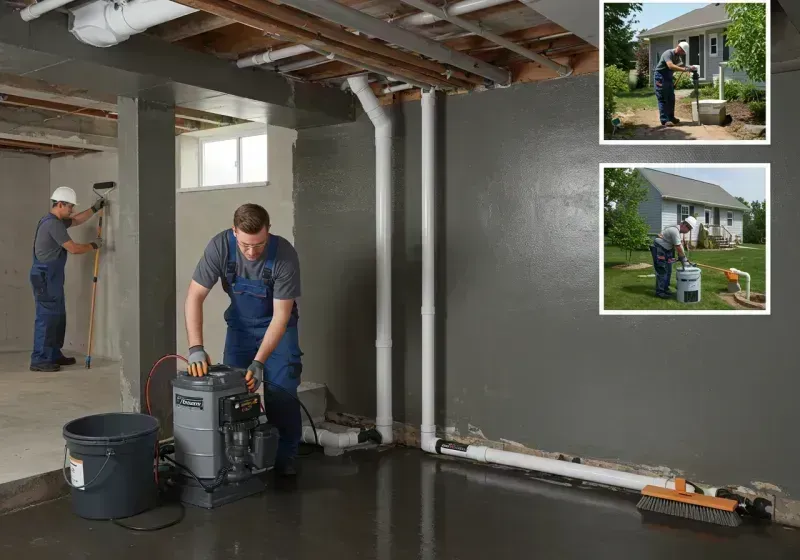 Basement Waterproofing and Flood Prevention process in Corcoran, CA